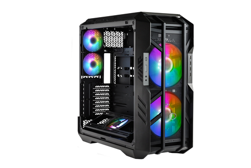 Gabinete Cooler Master HAF The Berserker, ATX, EATX, Micro ATX, Mini-ITX, SSI CEB, SSI EEB, Ventana lateral, RGB, 2xVent front 200mm, 2xVent tra 120mm