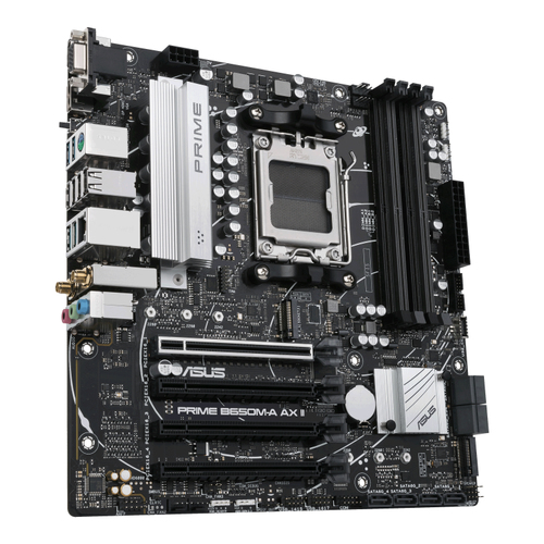 Miniatura 4 de Tarjeta madre ASUS PRIME B650M-A AX II, AMD AM5 Ryzen, 4xDR5, 8xSata, 1xDP, 1xVGA, 1xHDMI