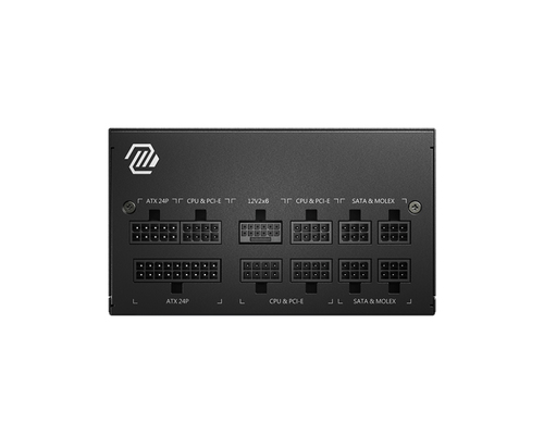 Miniatura 3 de Fuente de Poder MSI MAG A850GL PCIE5 850 W, 5 Conectores Sata, 2 Conectores Molex, Voltaje de entrada 100 - 240 V, 20+4 pin ATX