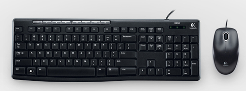 Miniatura 2 de COMBO TECLADO MULTIMEDIA Y MOUSE LOGITECH MK200, 8 TECLAS MULTIMEDIA, Usb 2.0, NEGRO