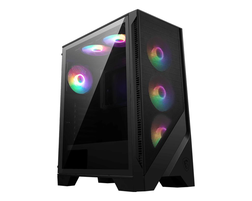 Gabinete MSI Mag Force 120A Airflow, Media Torre, ATX, Micro ATX, Mini ITX, Ventana Cristal, 3x Vent Front, Negro
