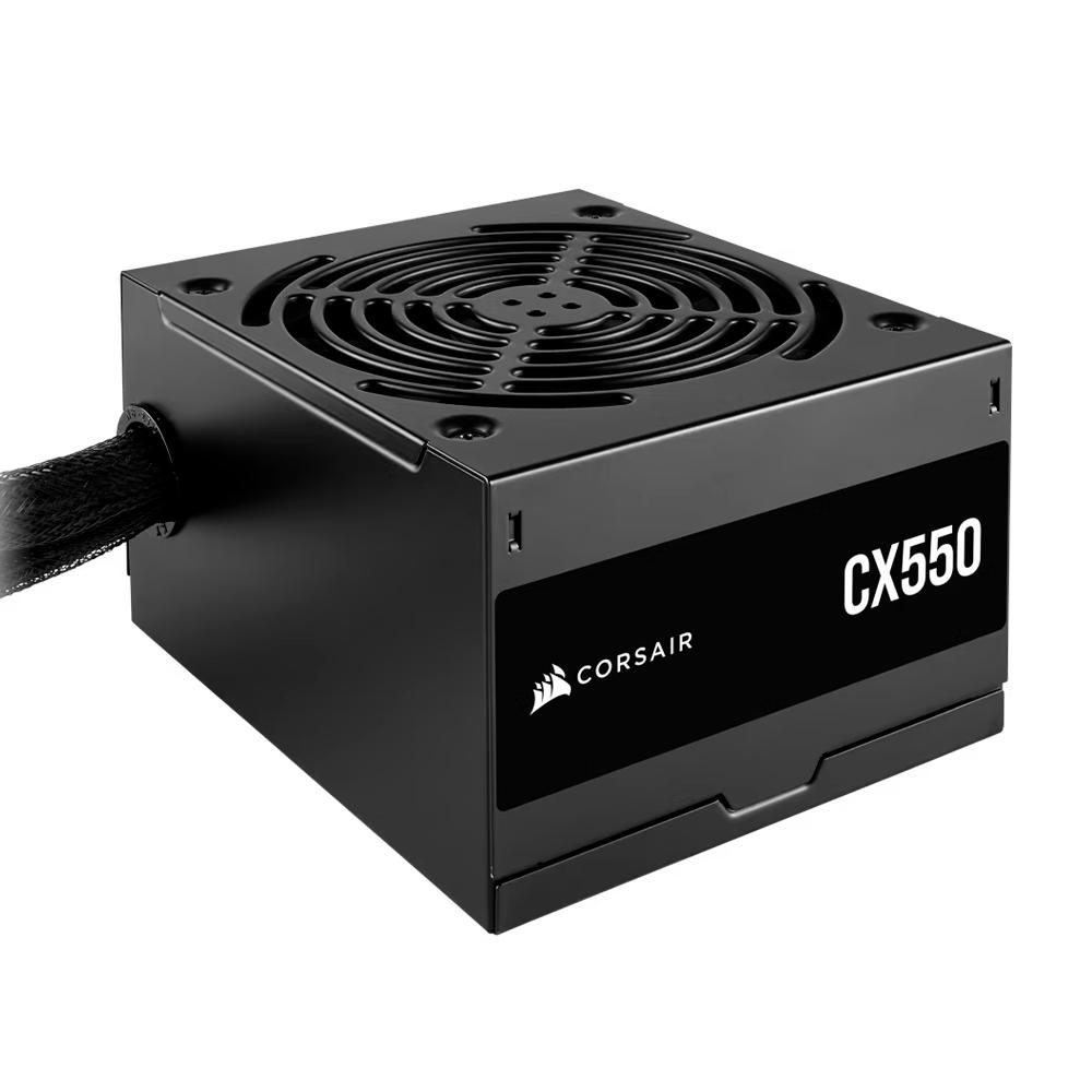 Fuente De Poder Corsair CX550 550W, 80 Plus Bronze, ATX, 120mm, Negro