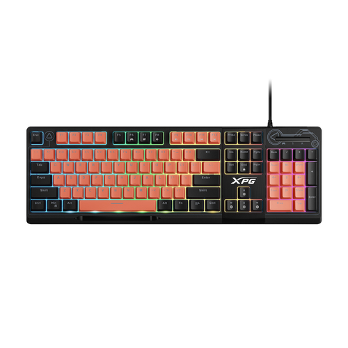 Teclado XPG SEEKER MERA EDITION Ingles, Conexion USB, LED RGB, Color Negro