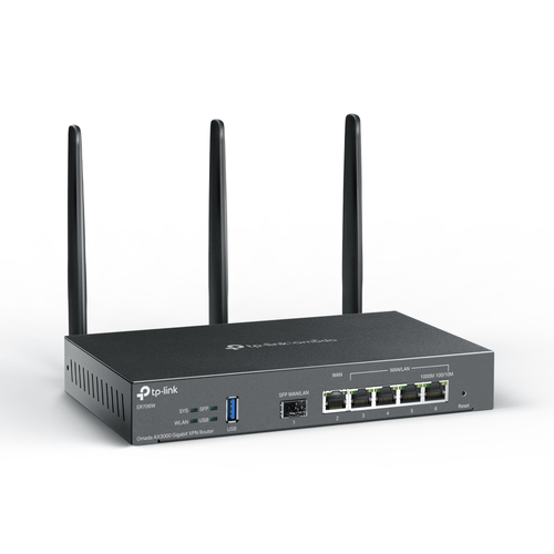 Miniatura 4 de Ruteador Inalambrico TP-Link AX 3000, Omada ER706W, antenas 3, Doble banda, 6 Puertos 1-SPF 5-RJ45, Gigabit