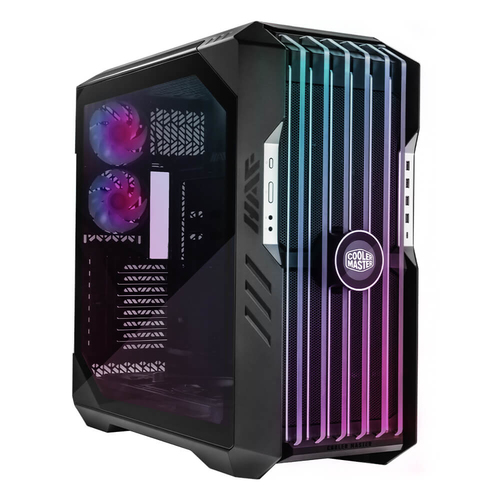 Gabinete Cooler Master Haf 700 Evo, Torre, LCD,  Soporte Vertical para grafica, Gris Titanio