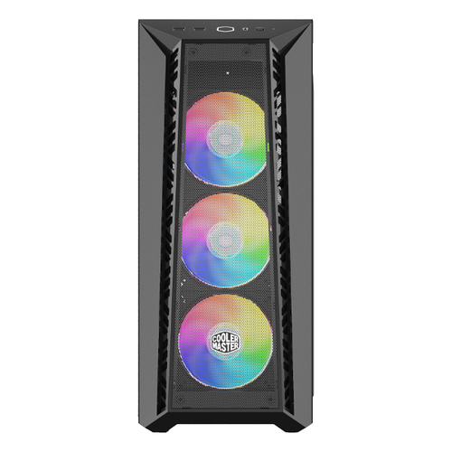 Gabinete Cooler Master MasterBox 520 ARGB Midi-Tower, Ventana lateral, 3x Vent ARGB, Negro