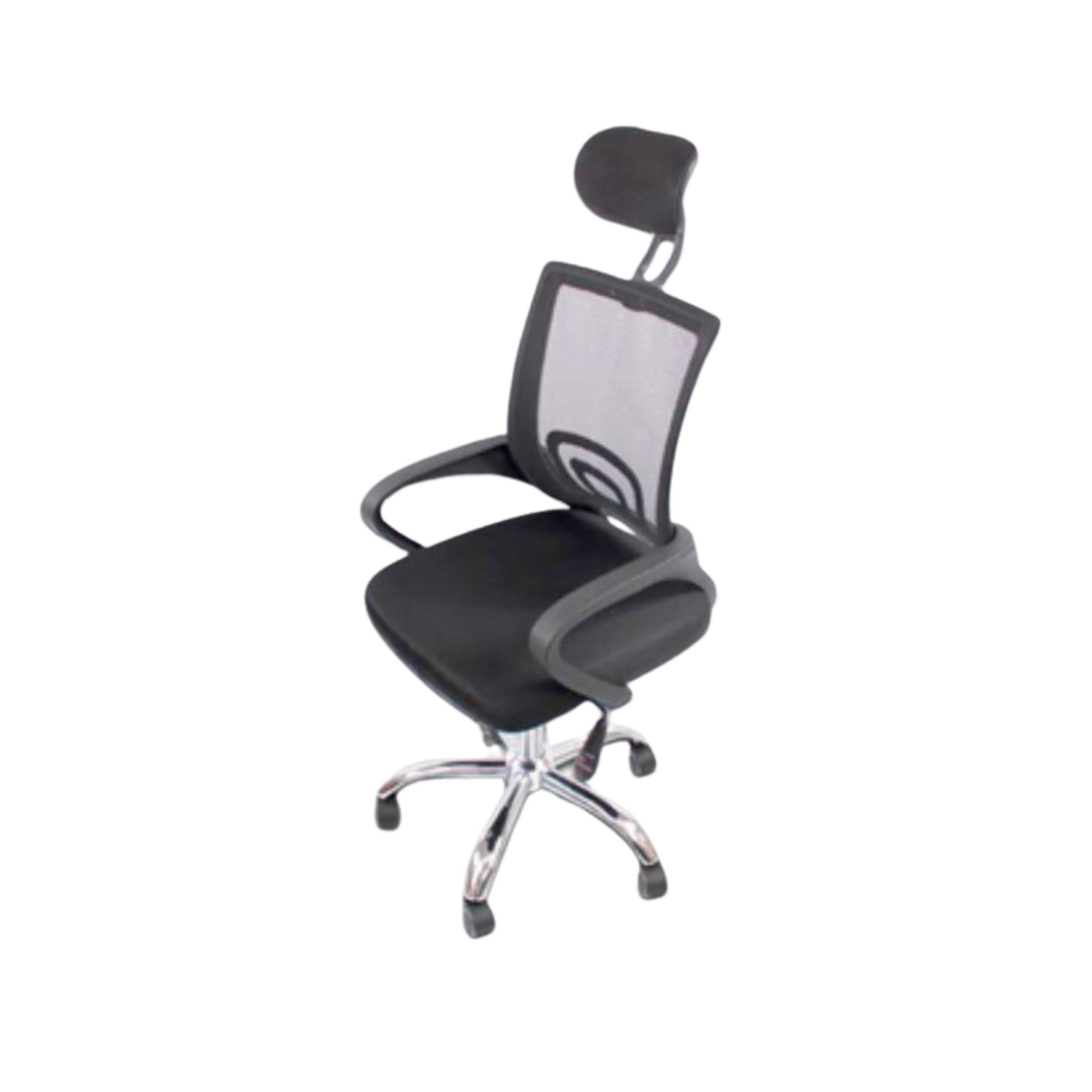 Miniatura 2 de Silla gerencial MODAMOB modelo LYRA,  reposabrazos, respaldo de malla, negro, piston de altura, base metalica, Granel