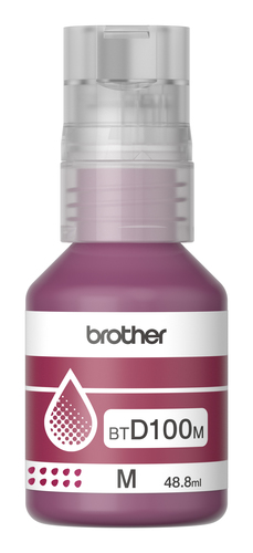 Miniatura 2 de Botella de Tinta Brother BTD100M Magenta, 48.8 ml, InkBenefit Tank, Original