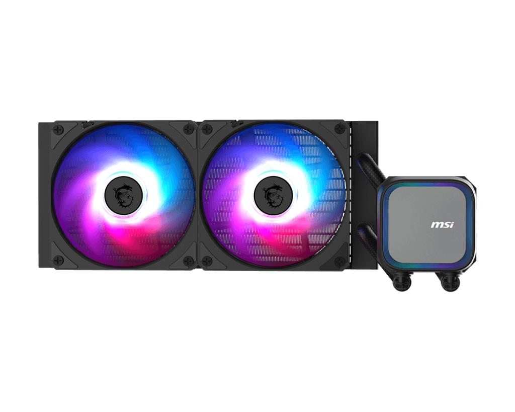 Miniatura 2 de Sistema De Enfriamento Liquido MSI MAG CORELIQUID A13 240, 2x120mm, ARGB, NEGRO