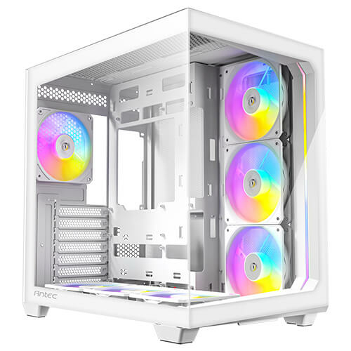 Gabinete Antec C5 ARGB, Midi Tower, Soporta ATX, Micro-ATX, ITX, 7xVent Incluidos, 2xUSB, 1xUSB-C, Blanco