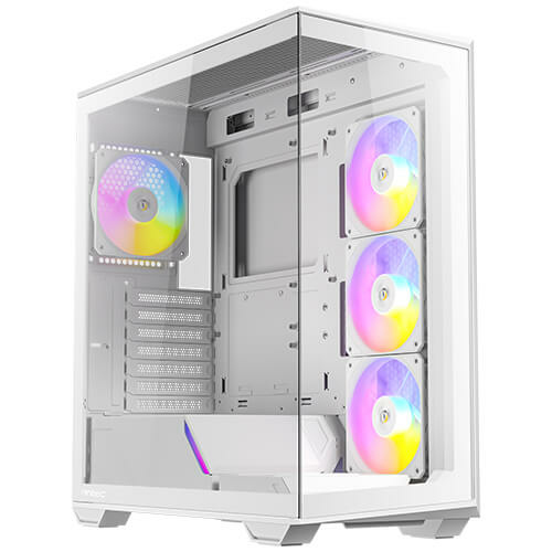Gabinete Antec C3 ARGB, Midi Tower, Soporta ATX, Micro ATX, ITX, 4XVent ARGB, 1XUSB 3.0, 1XUSB-C, Blanco
