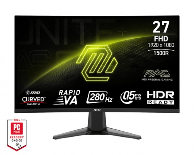 Monitor Gamer Curvo MSI MAG 276CXF LCD, 27, Full HD, 280Hz, HDMI/DisplayPort, Negro