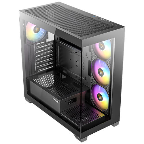 Miniatura 2 de Gabinete Antec CX300 ARGB, Mid Tower, ATX, Micro-ATX, ITX, 4x Ventiladores, Negro