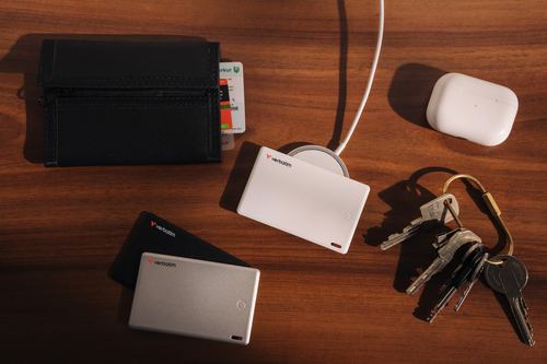 Miniatura 2 de Rastreadores Y Localizadores Verbatim, Resistente al polvo/agua, IP66, 1440h, Apple Find, Gris/Negro