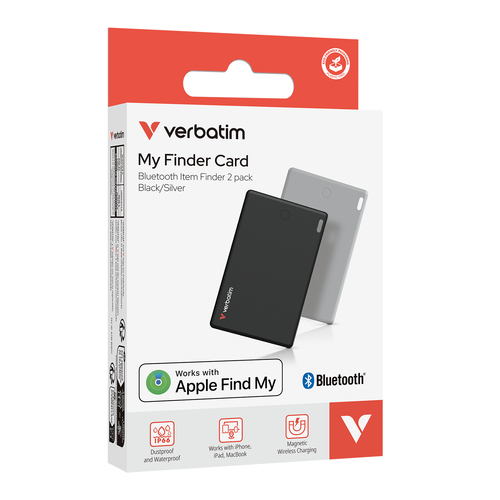 Miniatura 3 de Rastreadores Y Localizadores Verbatim, Resistente al polvo/agua, IP66, 1440h, Apple Find, Gris/Negro
