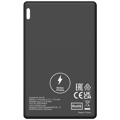 Miniatura 5 de Rastreadores Y Localizadores Verbatim, Resistente al polvo/agua, IP66, 1440h, Apple Find, Gris/Negro