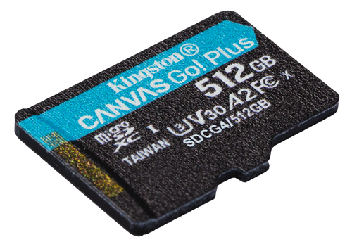 Miniatura 4 de Memoria Micro-SD Kingston Technology Canvas Go Plus 512GB, 200 MB/s, Clase 10