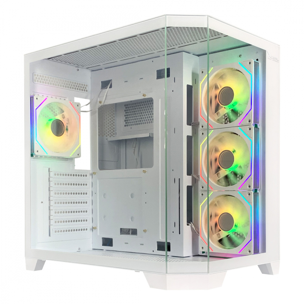 Miniatura 5 de Gabinete Xzeal X-Tron XZ150, Midi-Tower, Soporta M-ATX/ATX, USB 3.0, sin Fuente, 4xVent ARGB, Blanco