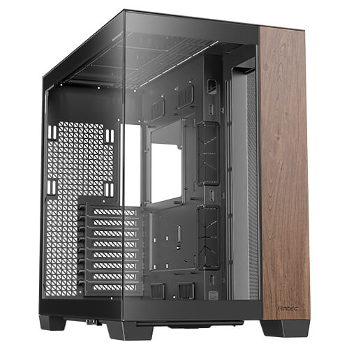 Miniatura 2 de Gabinete Antec C8 Wood, Full Tower, Ventana de Vidrio 4mm, Sin Fuente, Negro/Madera