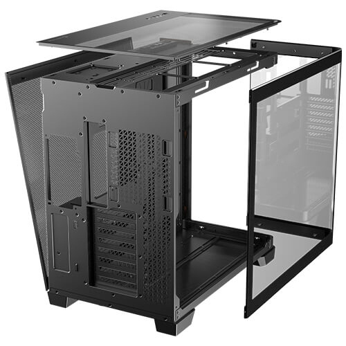 Miniatura 4 de Gabinete Antec C8 Curve Wood, Full Tower, Sin Fuente, Ventana Curva Vidrio 4mm,  Negro/Transparente/Madera