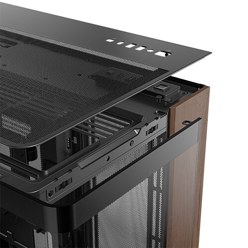 Miniatura 3 de Gabinete Antec C8 Curve Wood, Full Tower, Sin Fuente, Ventana Curva Vidrio 4mm,  Negro/Transparente/Madera