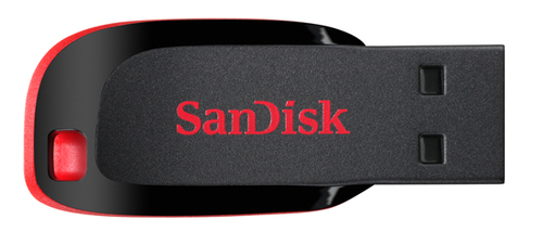 Miniatura 4 de MEMORIA USB SANDISK CRUZER BLADE Z50 16GB NEGRO/ROJO