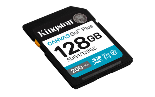 Miniatura 2 de Memoria SDXC Kingston Canvas Go Plus, 128GB, 4k, Velocidad 200 MB/s, Clase 10