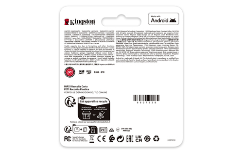 Miniatura 4 de Memoria SDXC Kingston Canvas Go Plus, 128GB, 4k, Velocidad 200 MB/s, Clase 10