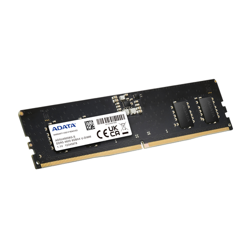 Memoria RAM ADATA 8GB DDR5 U-DIMM 4800MHz, PC5-38400
