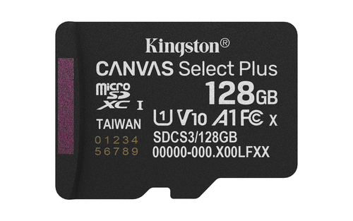 Miniatura 3 de Memoria Micro SD Kingston 128GB, Technology Canvas Select Plus Gen3, Velocidad 150 MB/s, Clase 10