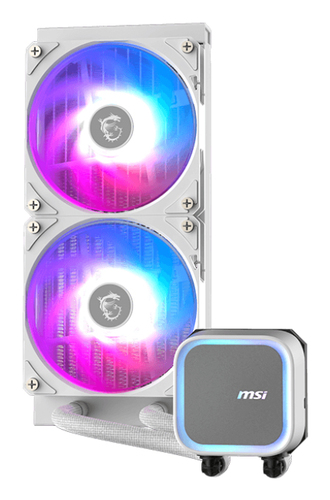 Miniatura 2 de Sistema De Enfriamiento Liquido MSI MAG Coreliquid A13 240 WHITE, 2X12cm, Blanco