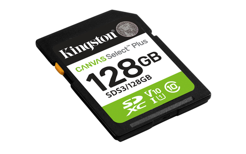 Miniatura 2 de Memoria SD Kingston 128GB, Technology Canvas Select Plus Gen3, Velocidad 150 MB/s, Clase 10