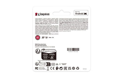 Miniatura 4 de Memoria SD Kingston 128GB, Technology Canvas Select Plus Gen3, Velocidad 150 MB/s, Clase 10