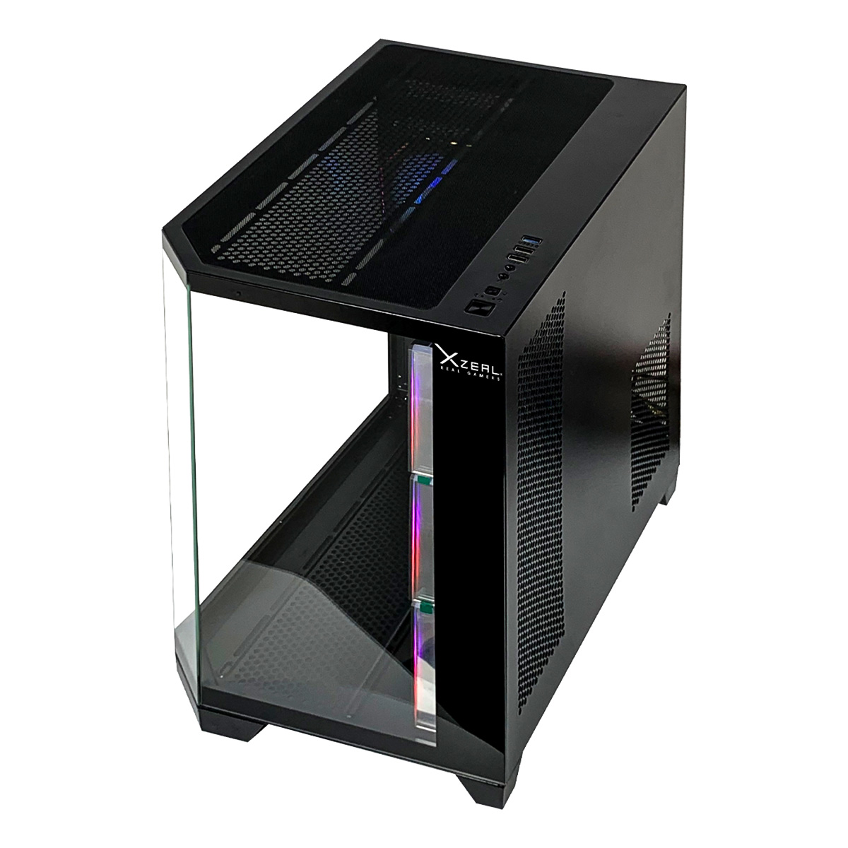 Miniatura 3 de Gabinete Xzeal XZ150, Midi-Tower, ATX/Micro-ATX, USB 3.0, Sin Fuente, 4 Ventiladores Instalados, Negro