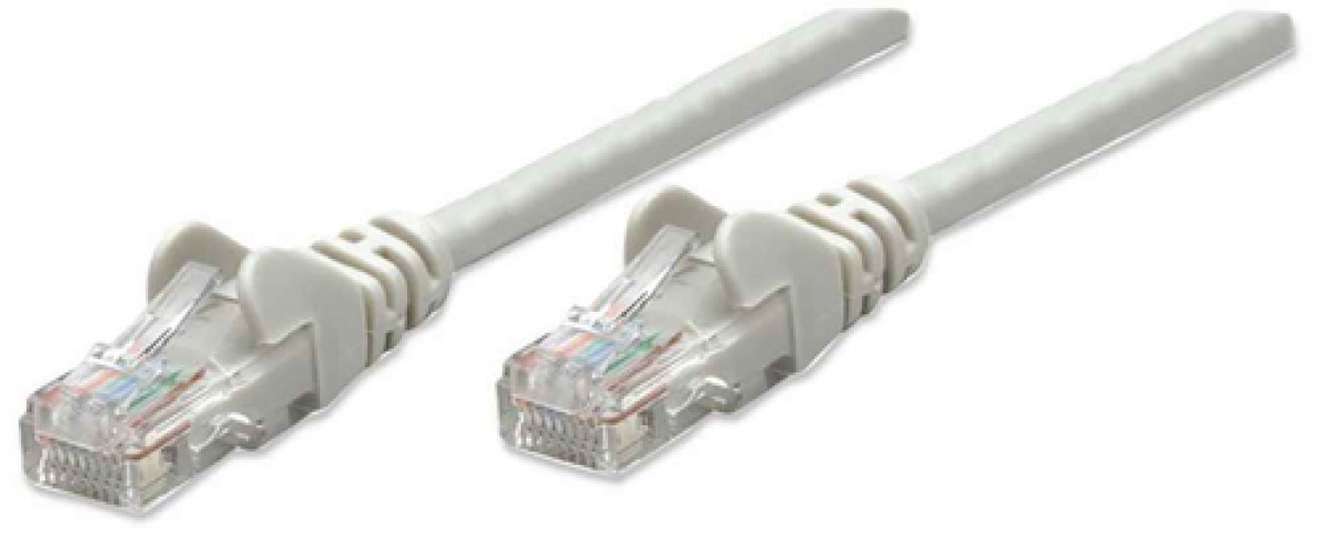 Cable de Red UTP Intellinet 2 m, Cat6, RJ-45, Gris, 334112