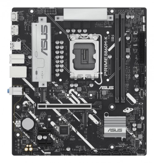 Tarjeta Madre Asus Prime B860M-K, LGA 1851, M-ATX, PCIe 5.0, 1 PCIe 4.0 M.2, Aura Sync, HDMI,DP
