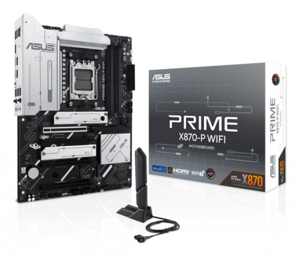 Tarjeta Madre ASUS Prime X870-P WIFI Socket AM5, 4 DDR5-SDRAM, Wifi, HDMI