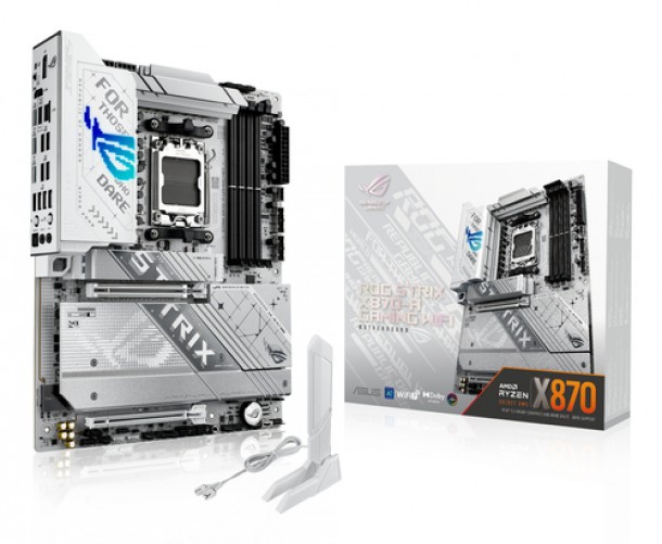 Tarjeta madre ASUS ROG STRIX X870-A GAMING WIFI Socket AM5, 4 DDR5-SDRAM, Wifi, HDMI/DP
