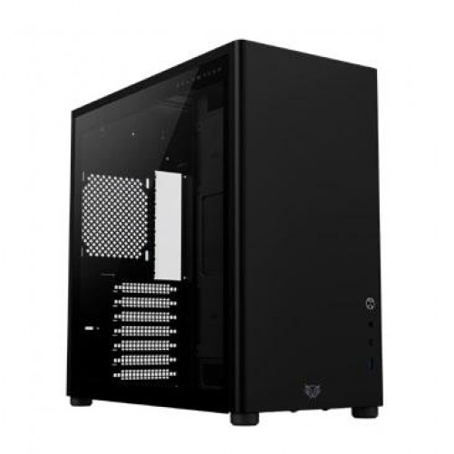 Gabinete Balam Rush Eris Jet GM985, Midi-Tower, ATX/Micro-ATX/Mini-ITX, Ventana Cristal templado, Negro