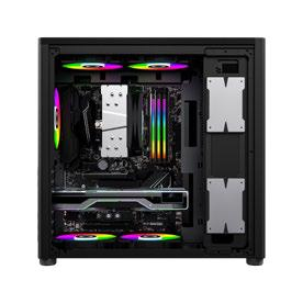 Miniatura 3 de Gabinete Balam Rush Eris Jet GM985, Midi-Tower, ATX/Micro-ATX/Mini-ITX, Ventana Cristal templado, Negro