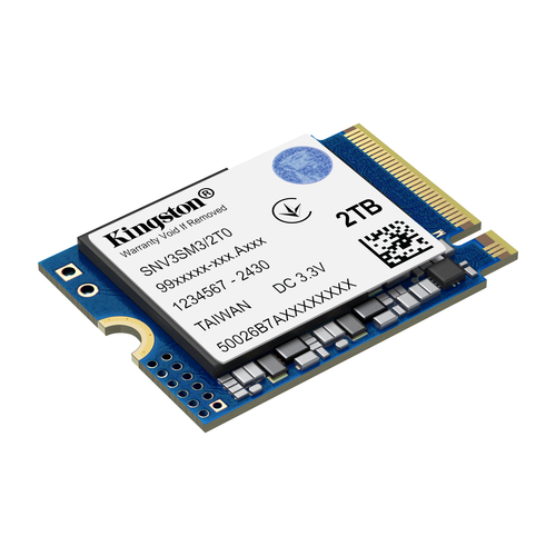 Miniatura 2 de SSD Kingston Technology NV3 2TB, M.2, PCI Express 4.0, Lectura 6000 MB/s, Escritura 5000 MB/s, 2230