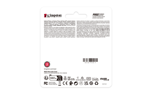 Miniatura 4 de SSD Kingston Technology NV3 2TB, M.2, PCI Express 4.0, Lectura 6000 MB/s, Escritura 5000 MB/s, 2230