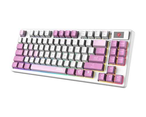 Miniatura 3 de Teclado Mecanico MSI FORGE GK622 TKL WIRELESS, Inalambrico, USB 2.0, Bluetooth 2.4 GHz, Violeta