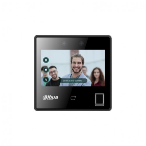 Control de Acceso y Asistencia Dahua, Reconocimiento Facial, LCD, Pantalla Touch 4.3, 3,000 Rostros, 5,000 Huellas, 3,000 Tarjetas, WiFi