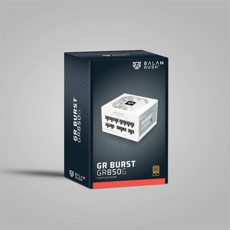 Miniatura 4 de Fuente De Poder Balam Rush GR BURST GR850G, 850W, 80 Plus GOLD, Full-Modular, ATX 3.0, Blanco