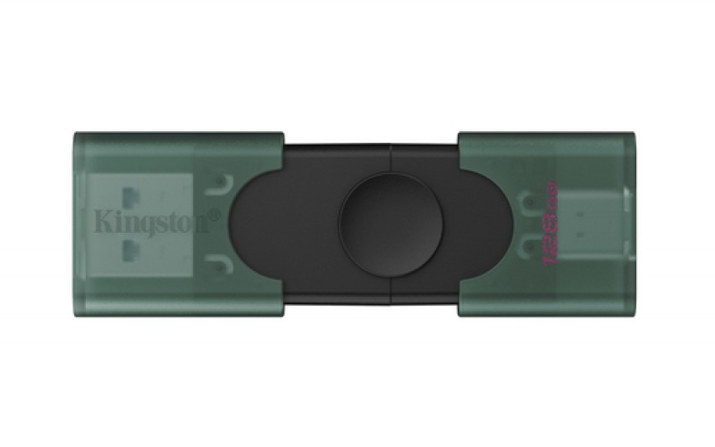 Memoria USB Kingston DataTraveler Duo, 128GB, USB-A, USB-C, Verde
