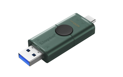 Miniatura 4 de Memoria USB Kingston DataTraveler Duo, 128GB, USB-A, USB-C, Verde