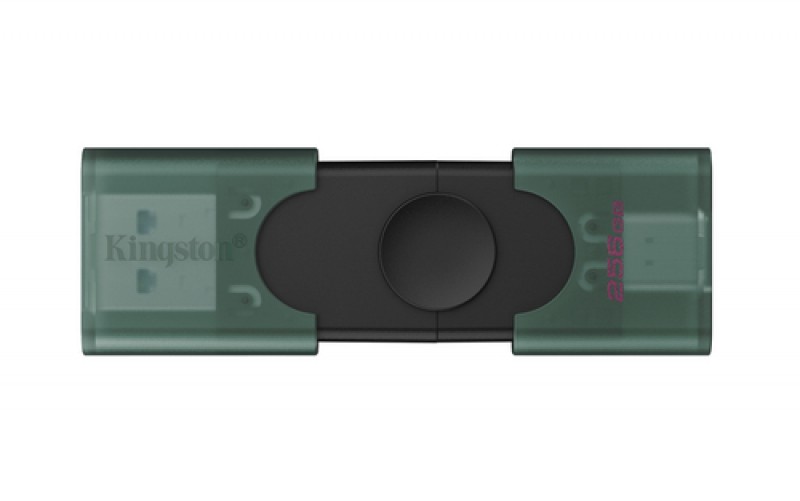 Memoria USB Kingston DataTraveler Duo, 256GB, USB-A, USB-C, Verde