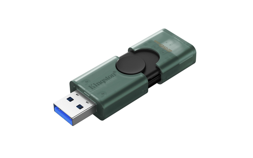 Miniatura 4 de Memoria USB Kingston DataTraveler Duo, 256GB, USB-A, USB-C, Verde