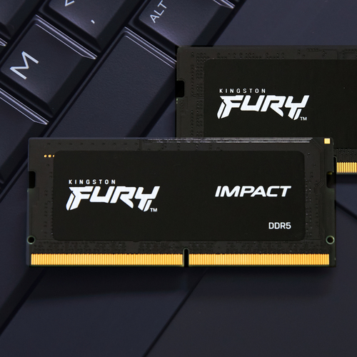 Miniatura 4 de Memoria Ram Kingston Fury Impact Black, SO-DIMM, 8GB, DDR5, 4800MHz, CL38, 262-pin, XMP